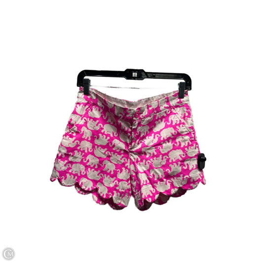 Shorts By Lilly Pulitzer In Pink & White, Size: 0