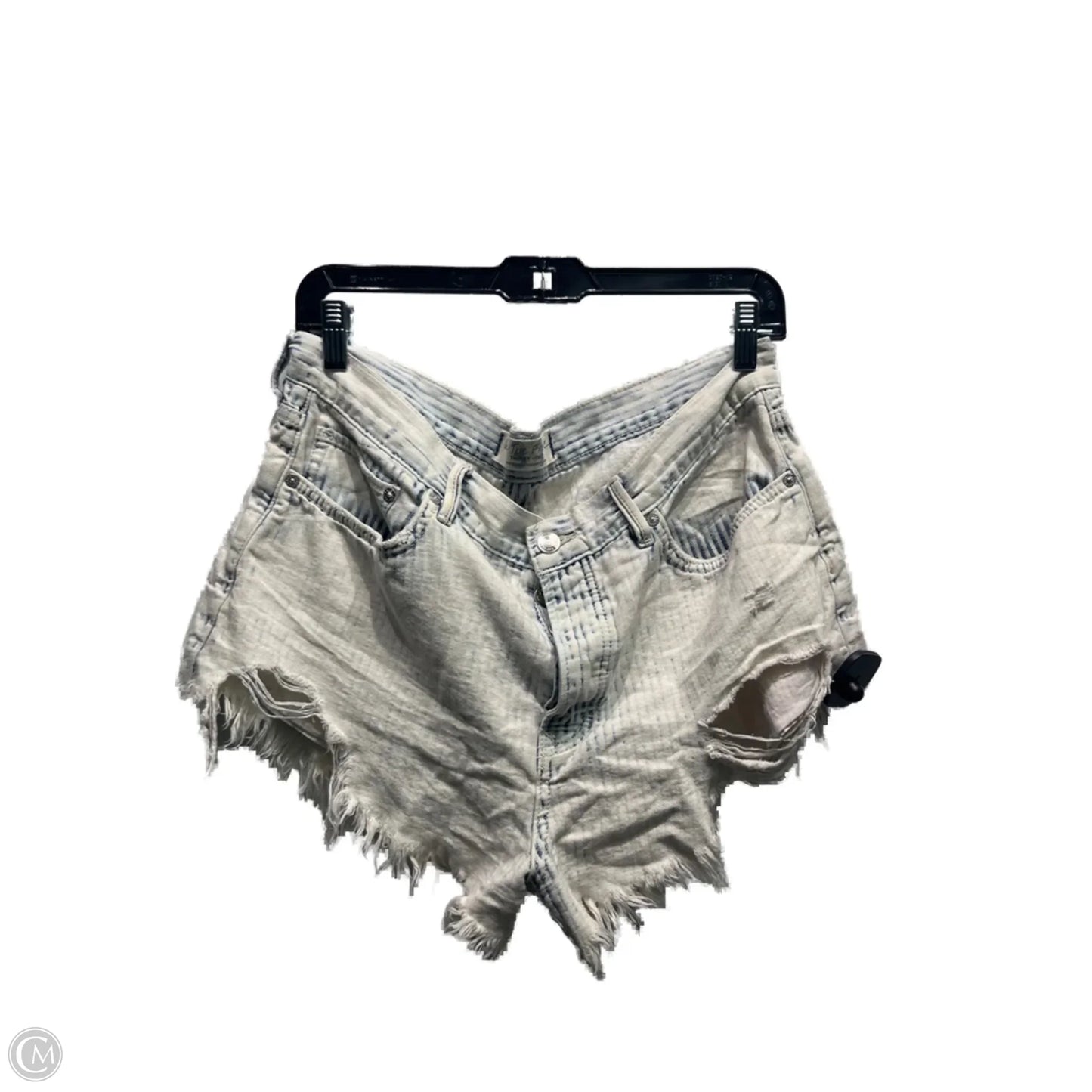 Shorts By Free People In Blue Denim, Size: 10