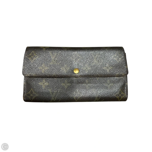 Wallet Luxury Designer By Louis Vuitton, Size: Large