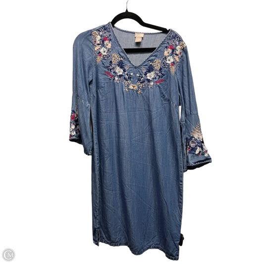 Dress Casual Short By Chicos In Blue & Red, Size: Xs