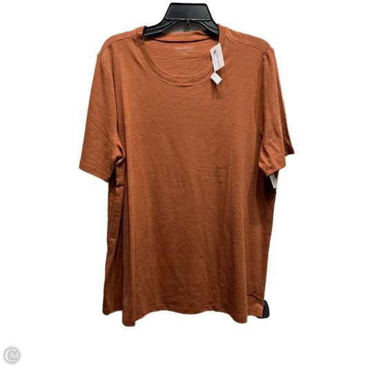 Top Short Sleeve Basic By Lane Bryant In Orange, Size: 16