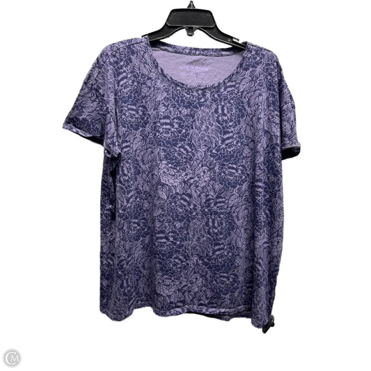 Top Short Sleeve Basic By Life Is Good In Blue, Size: Xl