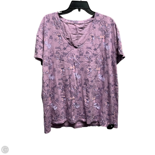 Top Short Sleeve Basic By Life Is Good In Purple, Size: Xl