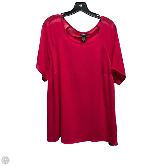 Top Short Sleeve By Torrid In Pink, Size: L