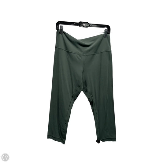 Athletic Capris By Lululemon In Ivory, Size: 12