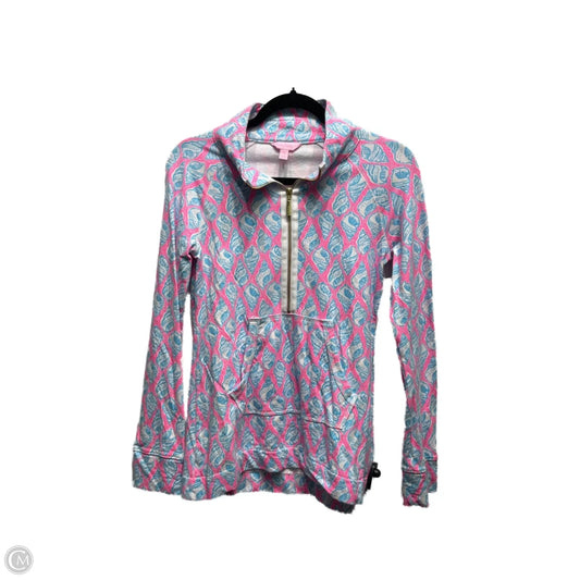 Top Long Sleeve Designer By Lilly Pulitzer In Blue & Pink, Size: Xs
