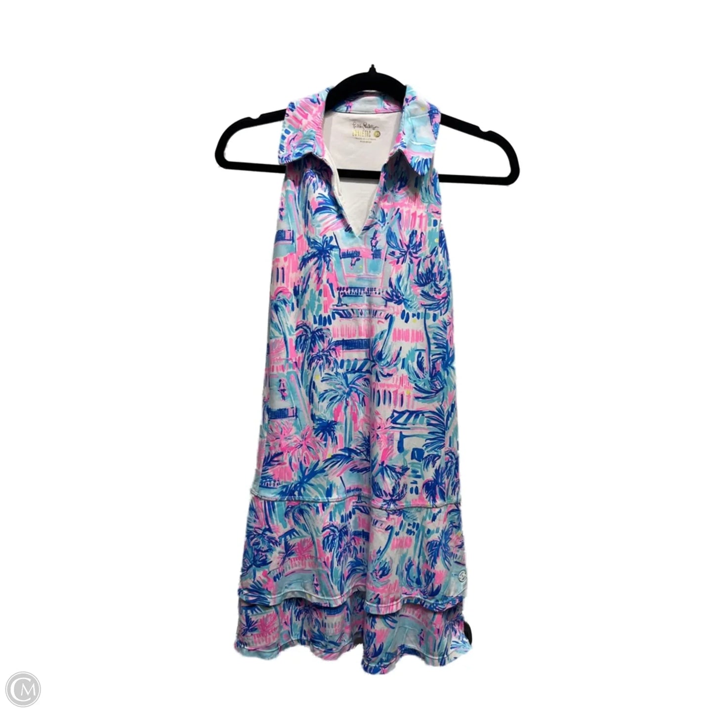 Dress Designer By Lilly Pulitzer In Blue & Pink, Size: Xs