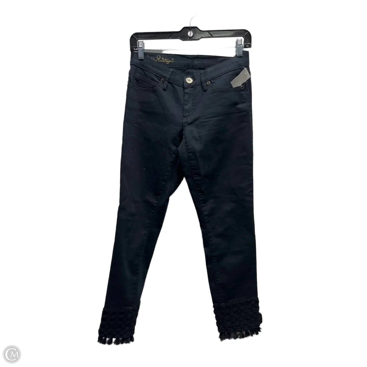 Pants Designer By Lilly Pulitzer In Black, Size: 4