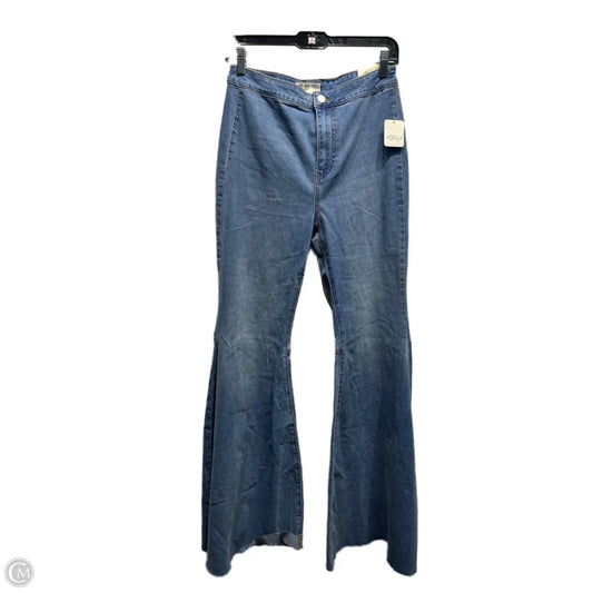 Jeans Boot Cut By Free People In Blue Denim, Size: 6