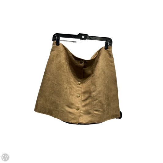 Skirt Mini & Short By Gap In Tan, Size: 12
