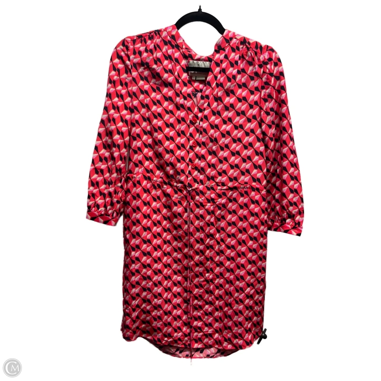 Dress Designer By Kate Spade In Black & Red, Size: Xs