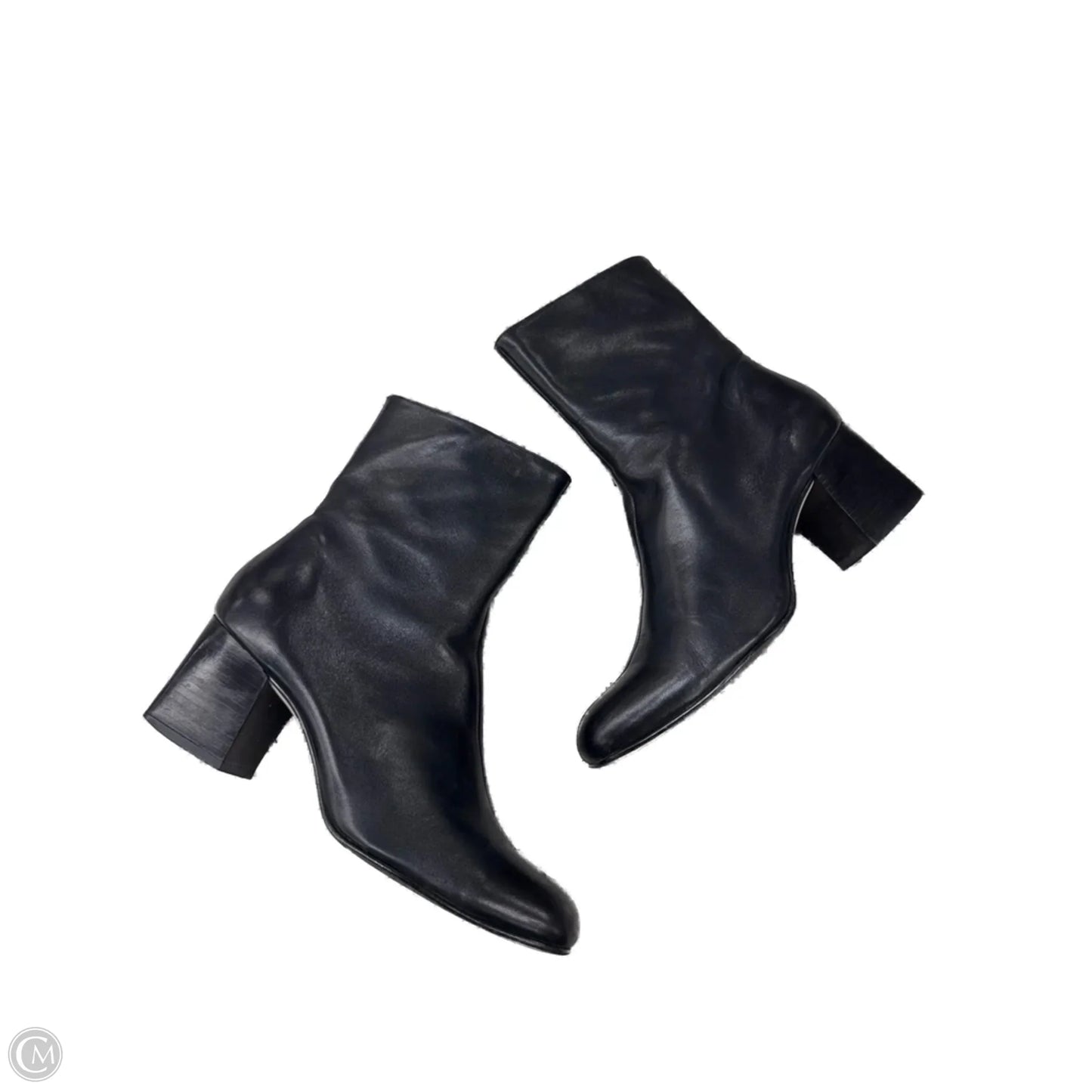 Boots Ankle Heels By Nine West Apparel In Black, Size: 7.5