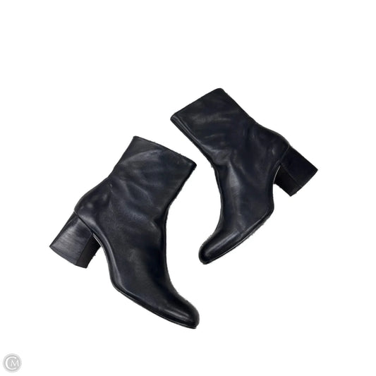Boots Ankle Heels By Nine West Apparel In Black, Size: 7.5