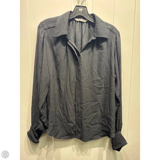Blouse Luxury Designer By Louis Vuitton In Black, Size: S