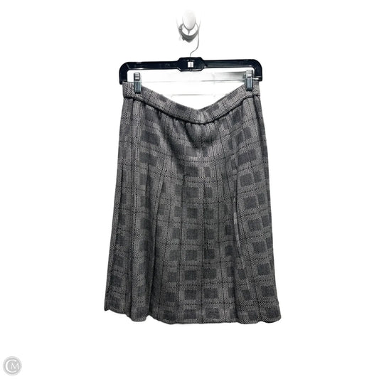 Skirt Luxury Designer By St John Collection In Black & White, Size: 12
