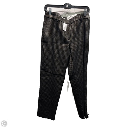Pants Dress By Loft In Black & Gold, Size: 6