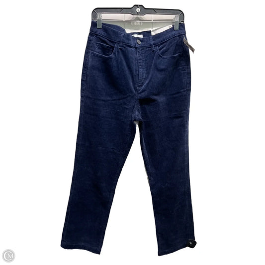 Pants Corduroy By Loft In Navy, Size: 8