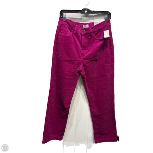 Pants Corduroy By Loft In Purple, Size: 8