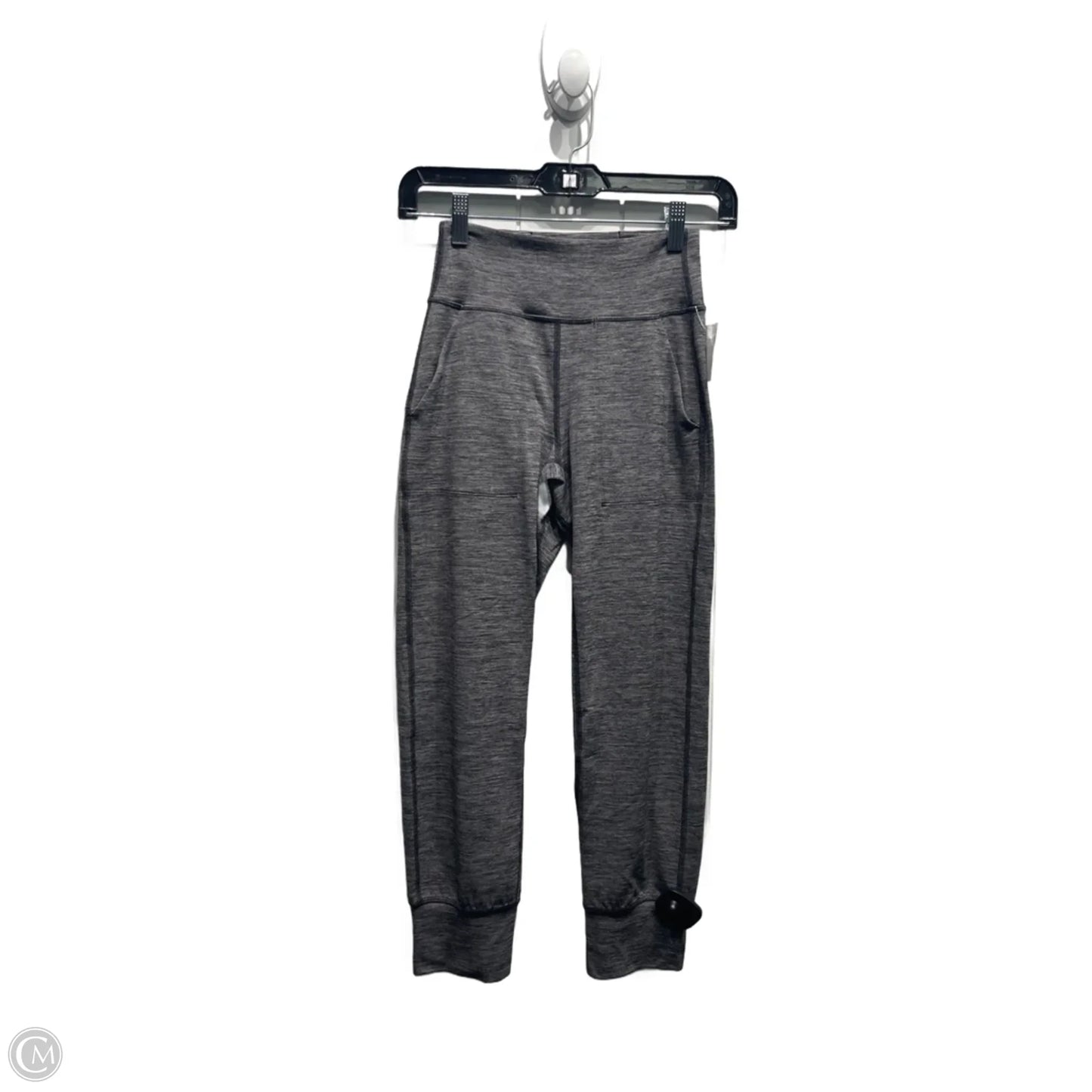Athletic Capris By Lululemon In Grey, Size: 2