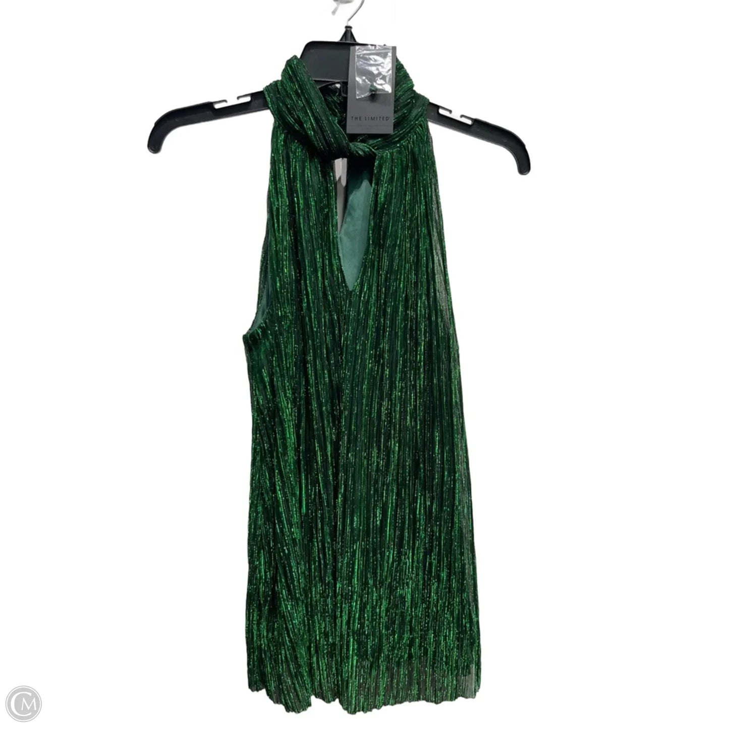 Top Sleeveless By Limited In Green, Size: M