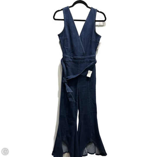 Jumpsuit By Venus In Blue Denim, Size: 4
