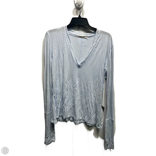 Top Long Sleeve Basic By Free People In Blue, Size: M