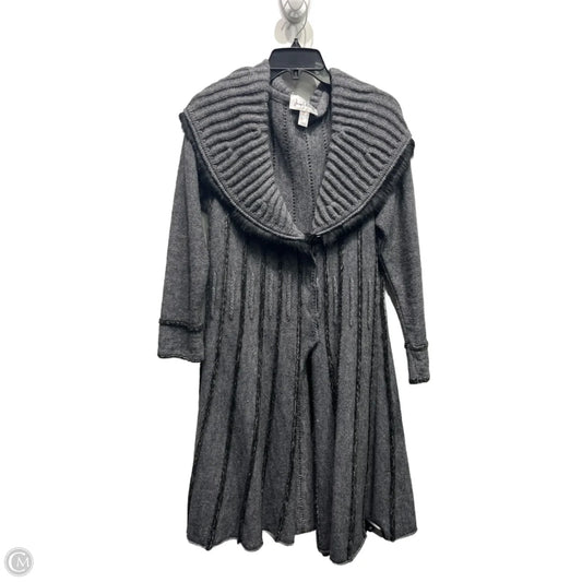 Sweater Cardigan By Joseph Ribkoff In Grey, Size: 12