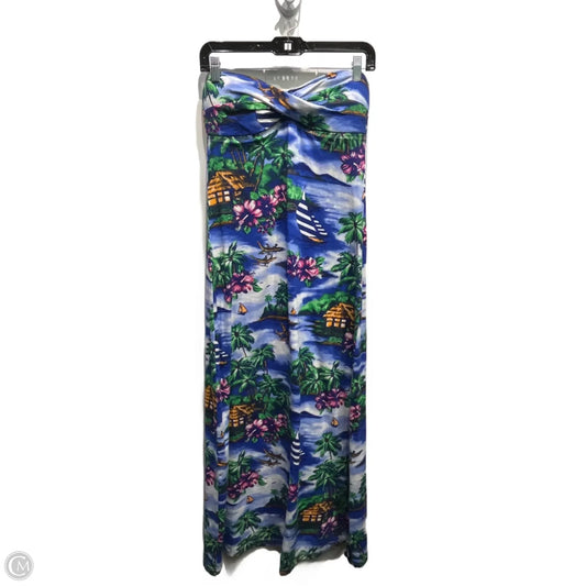 Dress Casual Maxi By Tommy Bahama In Blue & Green, Size: S