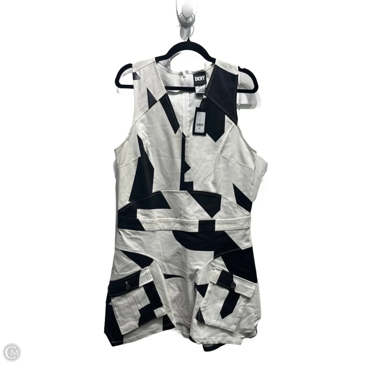 Dress Work By Dkny In Black & White, Size: 12