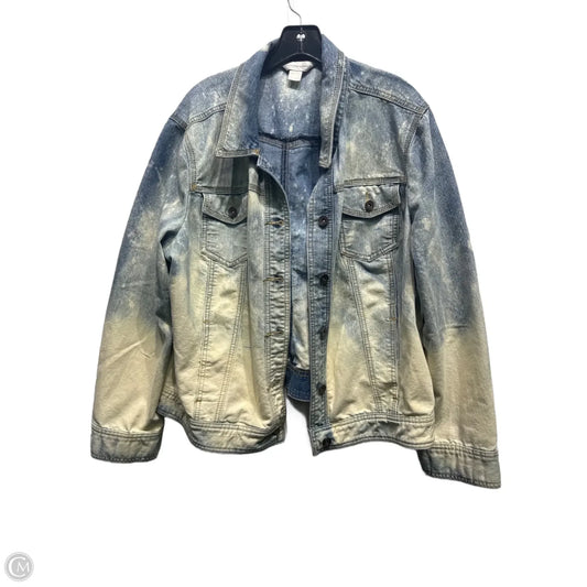 Jacket Denim By Christopher And Banks In Blue Denim, Size: Xl