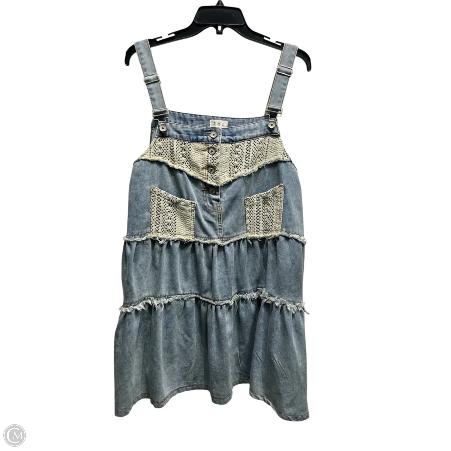 Overalls By Pol In Blue Denim, Size: M