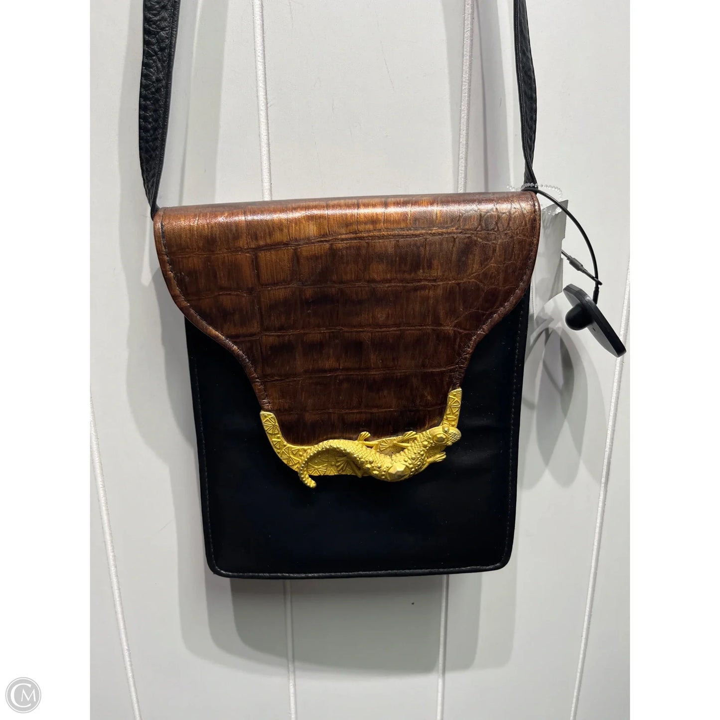 Crossbody Leather By Clothes Mentor, Size: Small