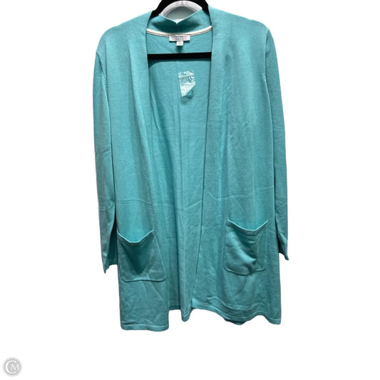 Sweater Cardigan By Isaac Mizrahi Live Qvc In Blue, Size: Xl