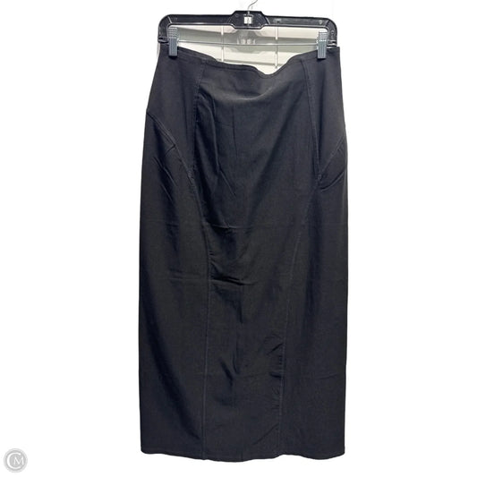Skirt Maxi By Divided In Black, Size: M