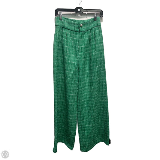 Pants Dress By Flying Tomato In Green & White, Size: S