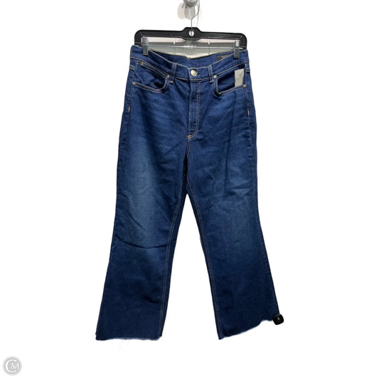 Jeans Wide Leg By Rag And Bone In Blue Denim, Size: 8
