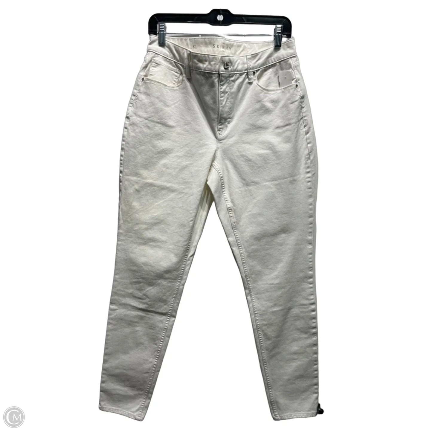 Jeans Skinny By White House Black Market In White, Size: 8