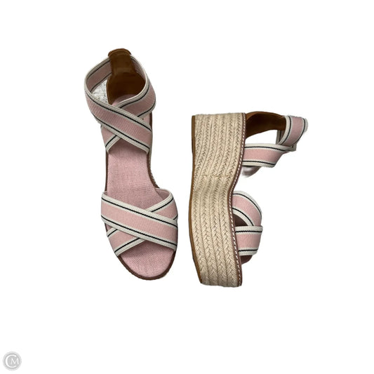 Sandals Designer By Tory Burch In Pink, Size: 7