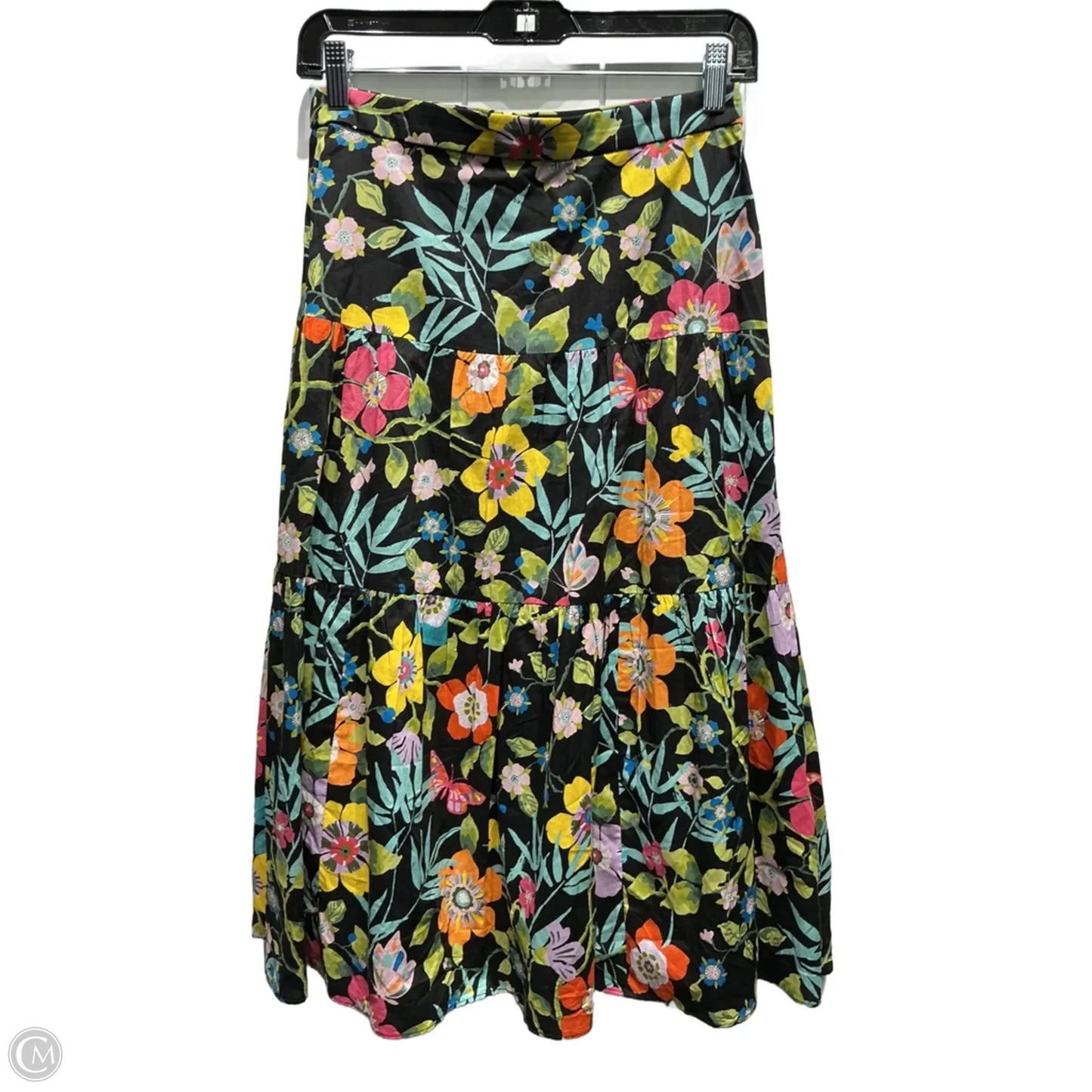 Skirt Midi By J. Crew In Black & Red, Size: 0