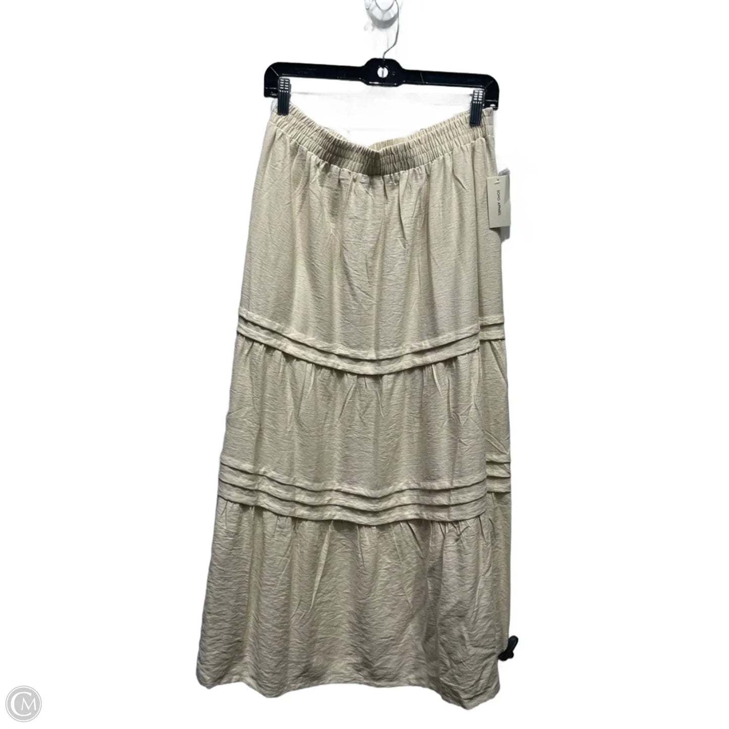 Skirt Maxi By Soho Apparel In Cream, Size: M