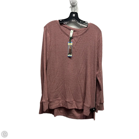 Top Long Sleeve By Green Tea In Purple, Size: L