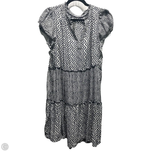 Dress Casual Short By Anthropologie In Blue & White, Size: L