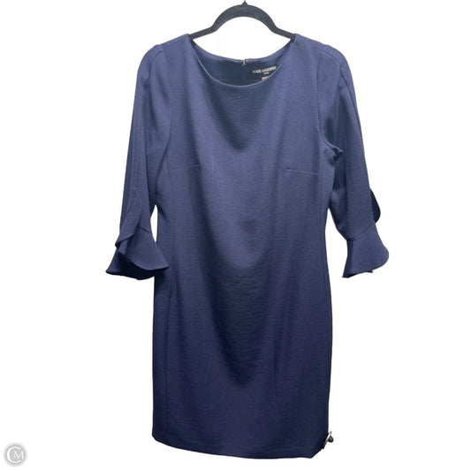 Dress Designer By Karl Lagerfeld In Navy, Size: 8