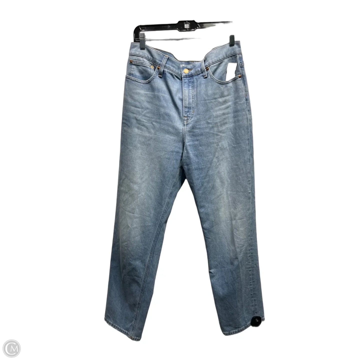 Jeans Straight By J. Crew In Blue Denim, Size: M