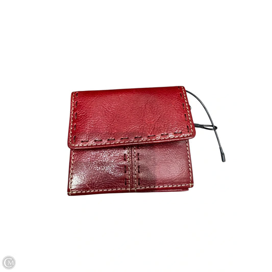 Wallet Leather By Fossil, Size: Small