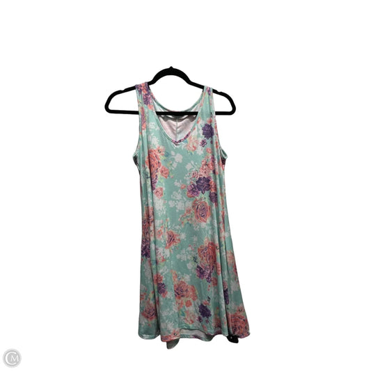 Dress Casual Short By Heimish Usa In Green & Orange, Size: S