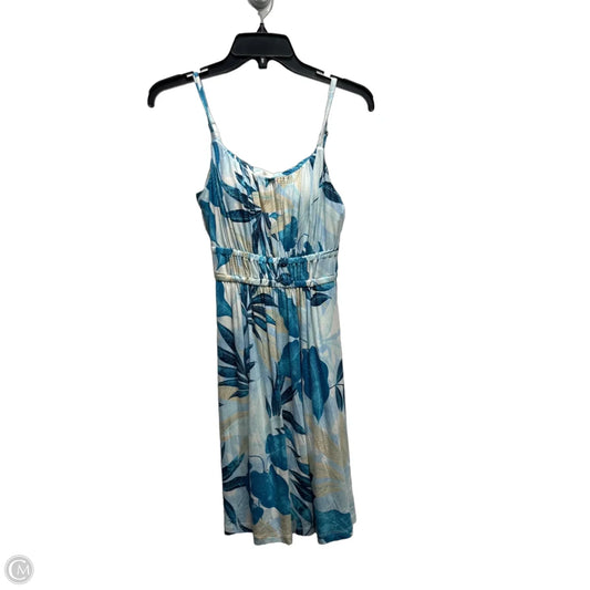 Dress Casual Short By Soma In Blue & Cream, Size: Xs