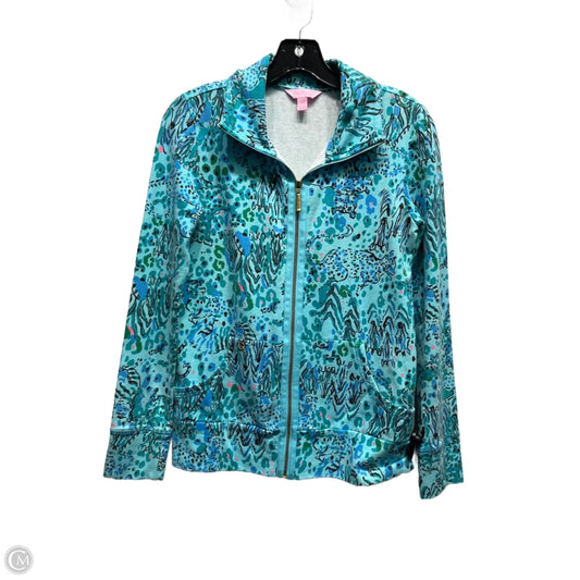 Jacket Designer By Lilly Pulitzer In Blue & Green, Size: Xs