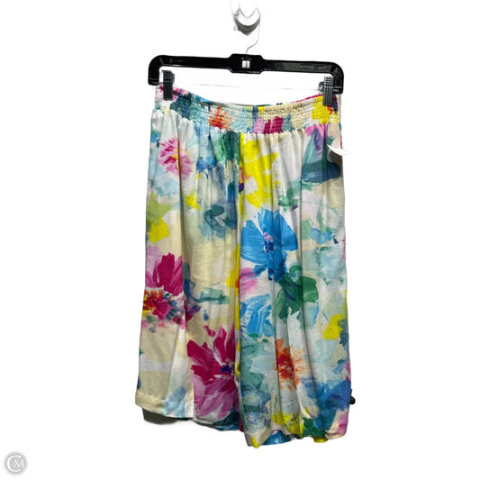 Shorts By  JAMS WORLD In Green & Pink, Size: Xl