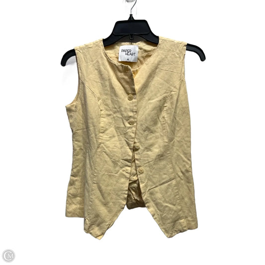 Vest Other By paper heart In Yellow, Size: Xs